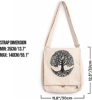 Hemp Crossbody Bag Freakmandu