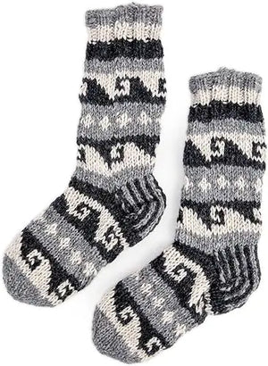 Hand-Knitted Woolen Socks Freakmandu