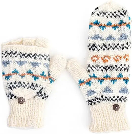 Convertible Fingerless Gloves for Winter Freakmandu