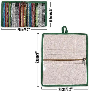 Organized Luxury for Women- Hemp Bifold Wallet Freakmandu