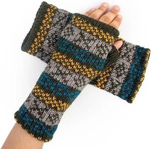 Versatile Women's Arm Warmers and Fingerless Gloves Freakmandu