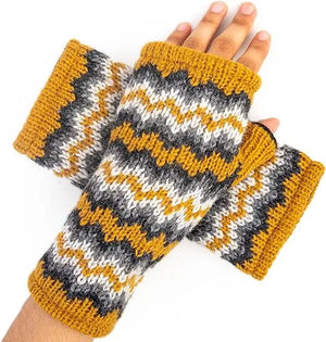 Versatile Women's Arm Warmers and Fingerless Gloves Freakmandu