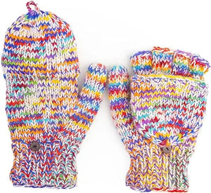 Convertible Fingerless Gloves for Winter Freakmandu