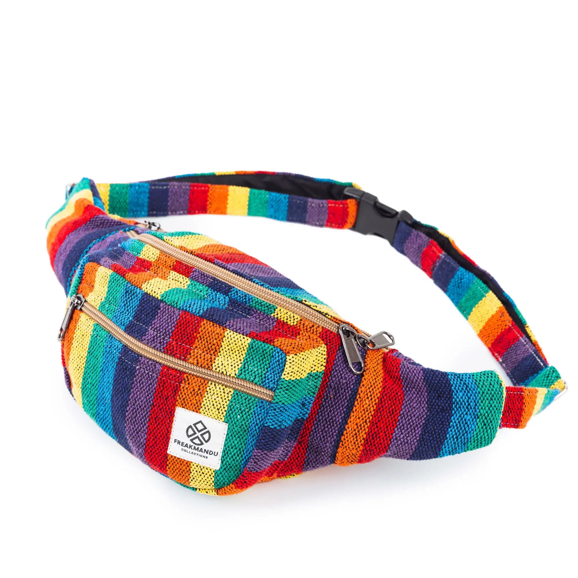 Rainbow checkered fanny pack online