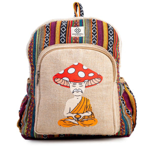 Nature-Inspired Yogi Bag: Mushroom Head Backpack Freakmandu