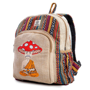 Nature-Inspired Yogi Bag: Mushroom Head Backpack Freakmandu