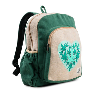 Introducing the "Ganja Heart Hemp Backpack": Where Style Meets Sustainability Freakmandu