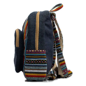 Mini Hemp Backpack Boho Bag - Eco Friendly Unisex Durable Freakmandu