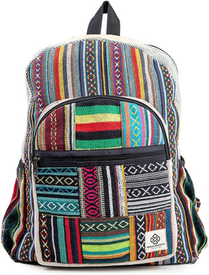 Discover Nature's Harmony with our Large Hemp Backpack Freakmandu