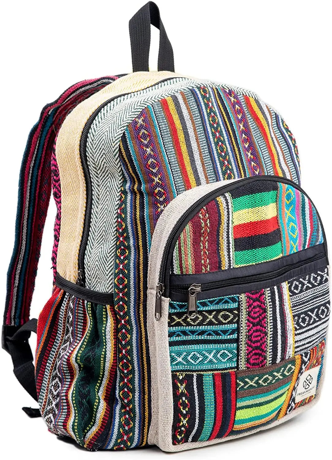 Discover Nature's Harmony with our Large Hemp Backpack Freakmandu