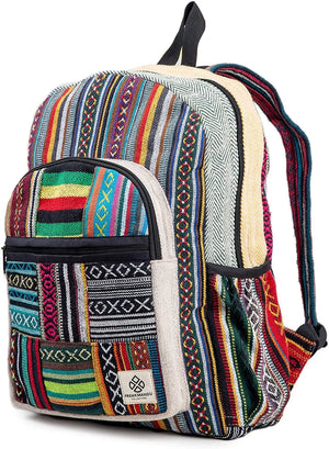 Discover Nature's Harmony with our Large Hemp Backpack Freakmandu